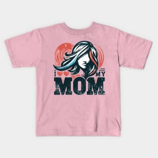 I love my mom Kids T-Shirt